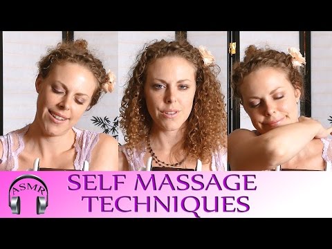 Self ASMR Massage Techniques For Relaxation and Headache & Pain Relief