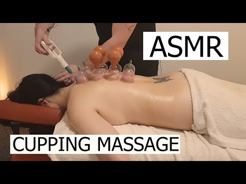 Back & Glutes Cupping Massage | ASMR | No talking