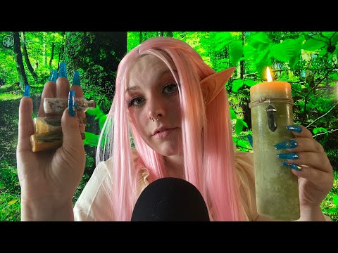 ASMR Esmerelda the fairy makes potions for you! fairy potion role play 🧚‍♀️✨🦋
