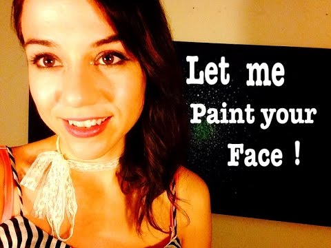 Unisex Face Painting for a Music Festival* Soft Speaking *Close Friend Role Play ((ASMR))