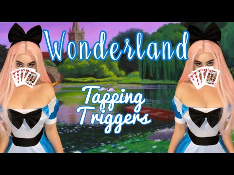 Alice inspired 🖤 WONDERLAND tapping triggers! Tap tap tap ❤️