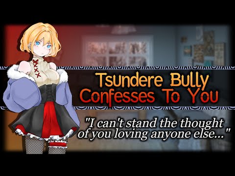 Your Tsundere Bully Wants To Stay The Night[Shy][Confession][Popular Girl] | ASMR Roleplay /F4A/