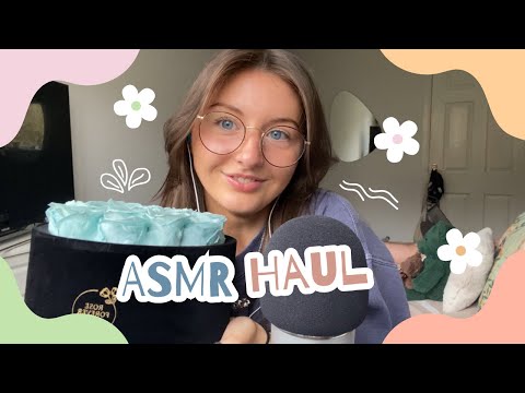 ASMR Haul with lots of rambles (ft. Rose Forever🩵)