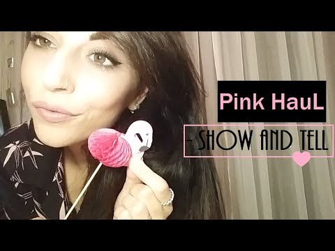 🌸 ASMR ITA - PINK PARTY HAUL 🌸 Show and Tell & Chiacchiere 🎀