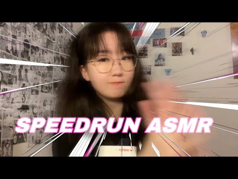 does SPED-UP ASMR give you MORE TINGLES ?? 🤨💥 3 minutes of fast & aggressive triggers!!