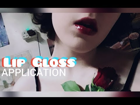 [ ASMR ] - Lip Gloss application + Mouth Sounds 👄💄