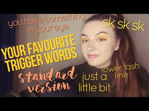 YOUR favourite trigger words and phrases, whispered with background rainy sounds - ASMR