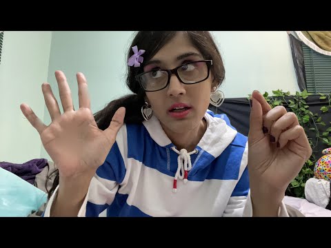 ASMR Plucking Negative Energy Hand Movements and Personal Attention ♡