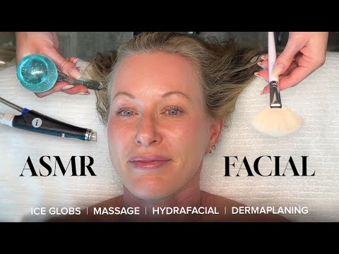 ASMR Facial | Dermaplaning, Hydrafacial, & Gua Sha Massage