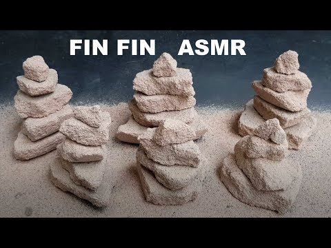 ASMR : Sand Stack Crumble in Water #229