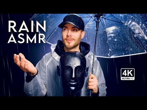 ASMR on a RAINY NIGHT 🌧️💤 Peaceful Sleep with Soft Whispers and Gentle Triggers in the Rain [4K]