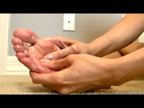 ASMR Feet 👣 Oil Massage (Very Relaxing)