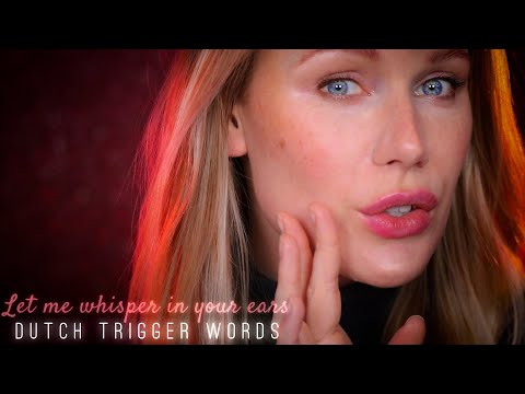 ASMR | CLOSE UP DUTCH TRIGGER WORDS | Breathy Whispers | Isabel imagination (sponsored by Raycon)