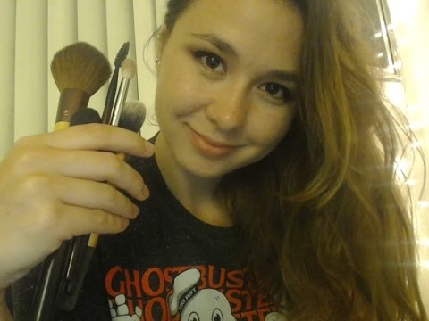 :) ASMR Brushing: Face, Camera and Microphone :)