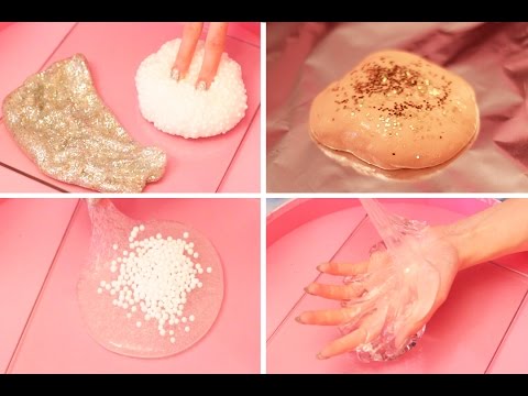 Extremely Satisfying Slime!  (ASMR: no speaking. squishing, poking, tapping and crinkles)