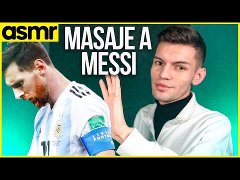 ASMR masaje relajante a Messi ASMR español