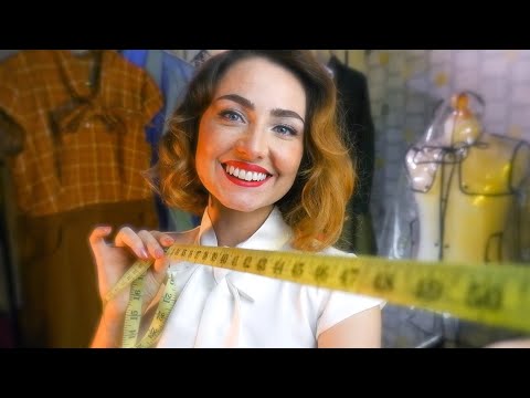 ASMR - 1950s Suit Fitting & Colour Analysis