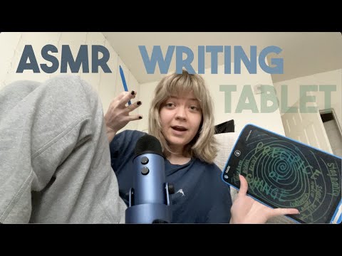 writing tablet asmr: I'm moving! Chatting about objects carrying energy & portal of change