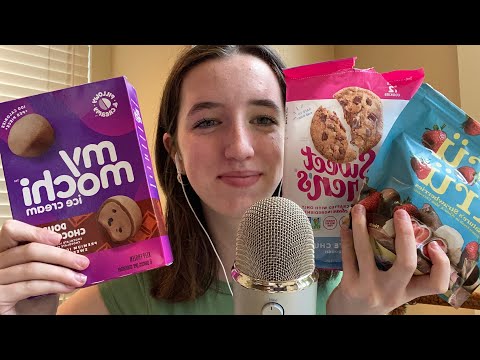 Asmr trying mochi and more!