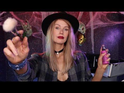 ASMR Role Play | Make-up Artist at a movie set | Halloween (Sponsored by Raycon)