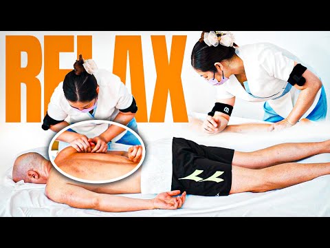 ASMR Barber in China: Soothing Traditional Back Massage by Expert Female Therapist