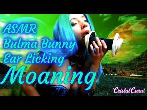 ASMR  🐇   Bunny Bulma Ear Licking  Moaning 🐇