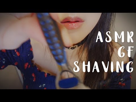 ASMR Relaxing Sweet Shaving & Skin Care for Honey! 😂💖 (Korean)