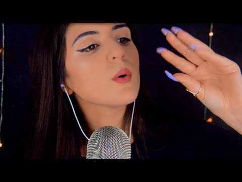 ASMR ~ Plucking & Blowing Away Negative Thoughts (Reiki, Whispering, Hand Movements)