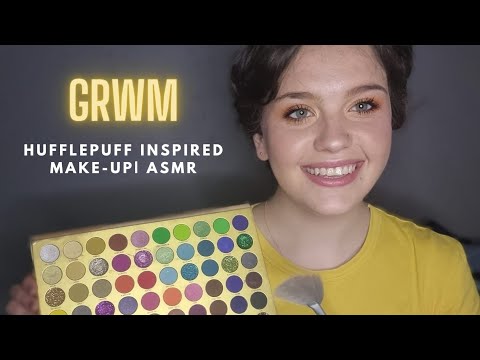 Asmr ~ Hufflepuff-inspired makeup!