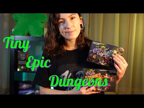Unboxing Tiny Epic Dungeons ASMR