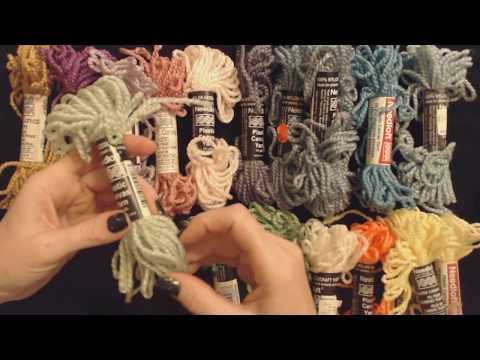 ASMR ~ Nylon Needlecraft Yarn Collection Show & Tell (Whisper)