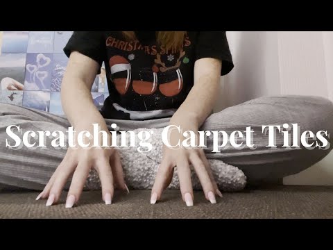 ASMR Scratching Carpet Tiles & Socks (no talking)