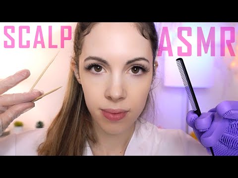 ASMR REALISTIC SCALP Check & Scalp Cleanse + Massage -  REAL Hair Personal Attention