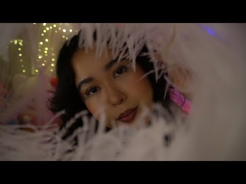 ASMR | 16 m Feathering you to sleep 💤 ( no talking, feather visuals, soft blows, personal attention)