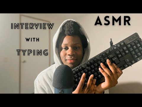 ASMR Whispered Personal Questions | Keyboard Typing