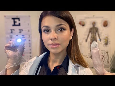 [ASMR] The MOST Detailed Cranial Nerve Exam Soft Spoken 🩺 Doctor Role-play Eyes, Ears, Hearing Test