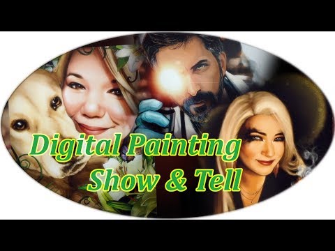ASMR Digital Painting Show & Tell