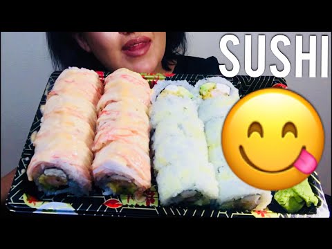 MY FIRST TIME - Sushi Mukbang *ASMR*