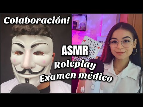 ASMR ROLEPLAY EXAMEN MÉDICO CON ANONASMR!🩺😴  | ASMR en español para dormir | Pandasmr