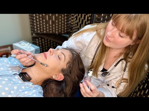ASMR Real Person Face Mapping, Ear Seed Acupuncture, and Scalp Check with @MadPASMR | Soft Spoken