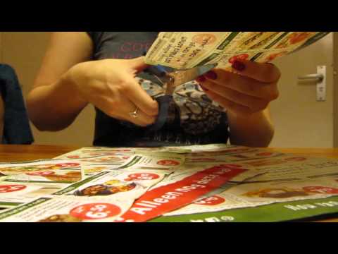 #84 *ASMR* No speaking, only sounds! Tapping, cutting coupons, crinkly plastic