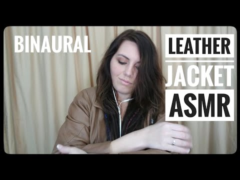 Leather Jacket ASMR (No Talking)
