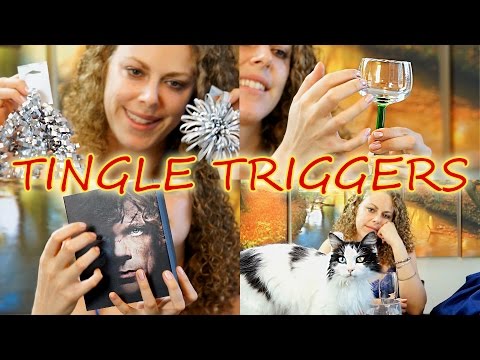 ✶ ASMR Tingle Triggers #1 ✶- Sound Assortment Tapping, Scratching, Whisper 3D Sound Binaural