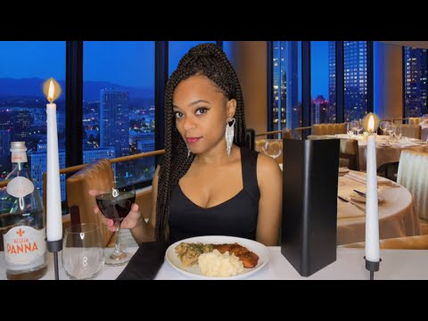 ASMR 🍽🍷 Taking You Out On a Date To a Fancy Restaurant | Luxury Roleplay | Soft Spoken 🕯️
