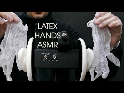 Latex Gloves ALMOST Touching and Massaging Your Ears - Pure Binaural ASMR 3Dio for Sleep