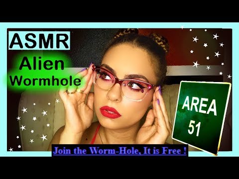ASMR - AREA 51 - Gate to the WORMHOLE (Alien Abduction & Inspection) - ROLE PLAY
