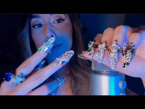 ASMR Cutting Your Hair With My nails (fast, propless, mouth sounds)