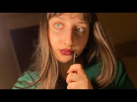 Asmr mouth sounds + inaudible whispering✨