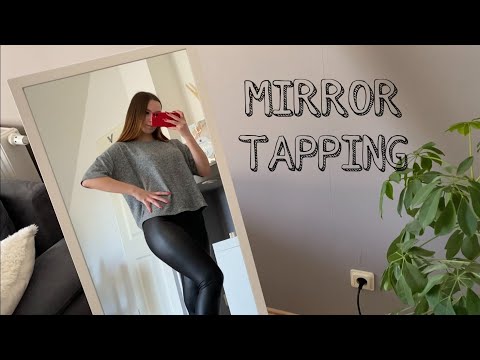 ASMR | Mirror tapping and tapping around my mirror⚡️
