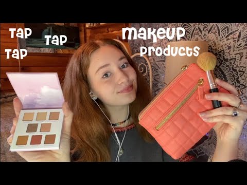 ASMR / tapping on makeup products  💄🤍